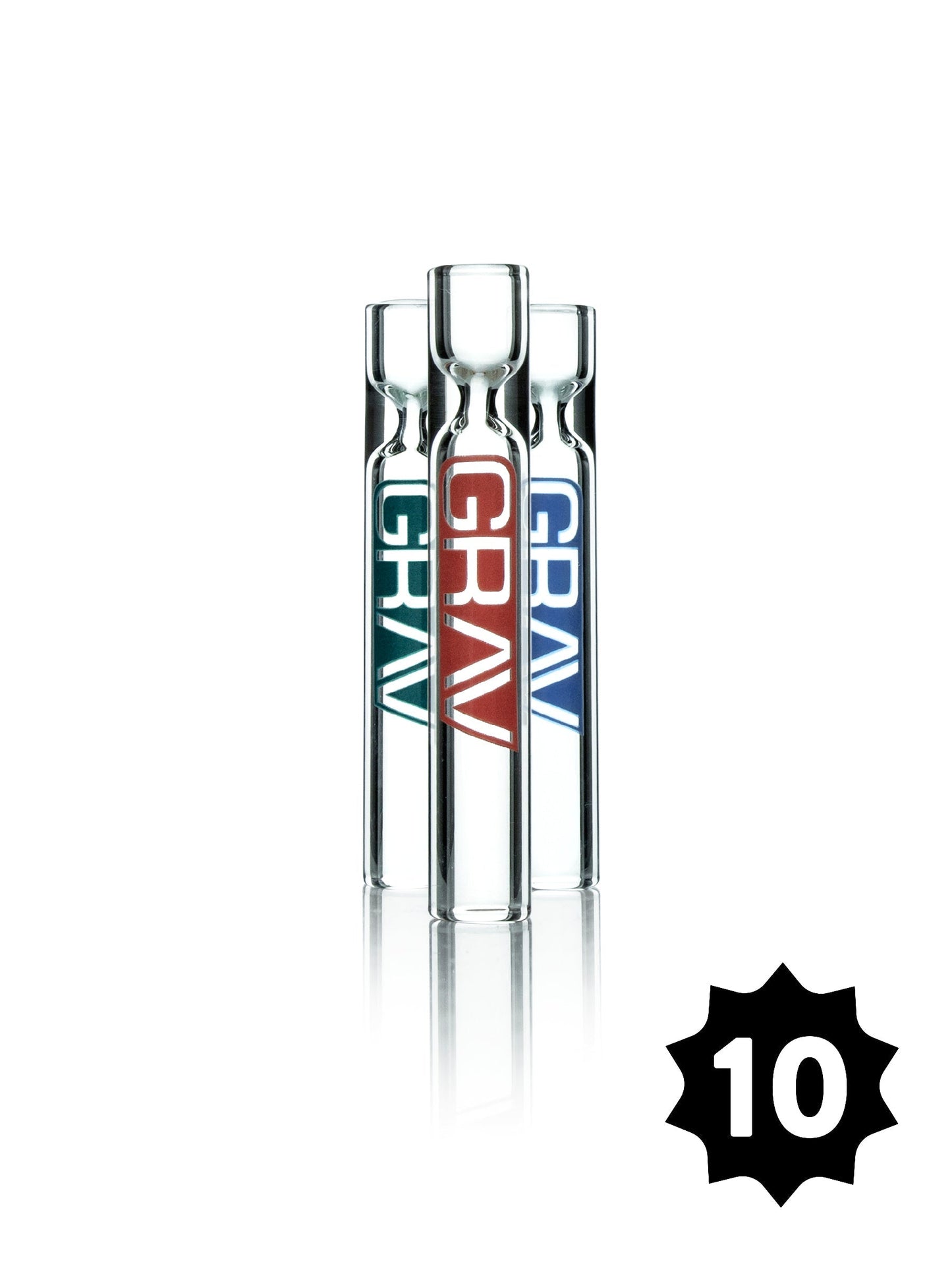 GRAV® Clear Taster 12mm  - Pack of 10