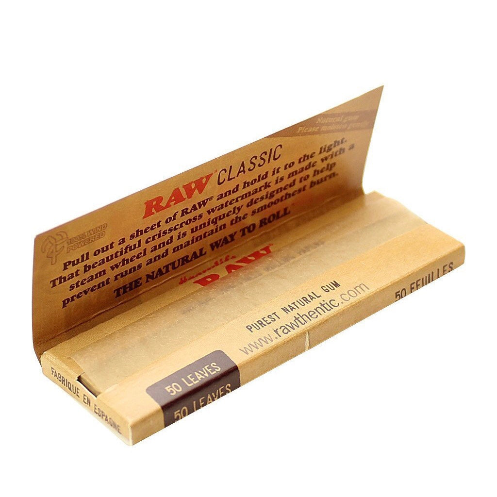 Raw® Classic 1.25” Rolling Papers